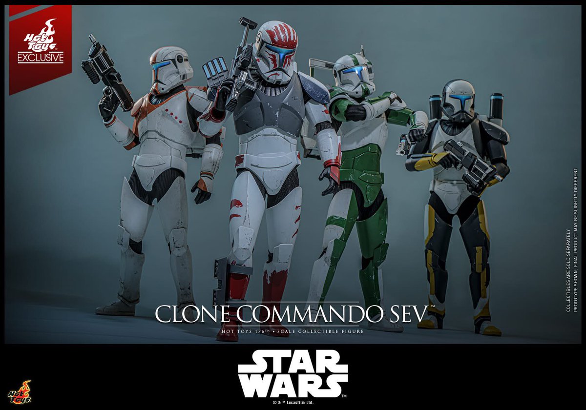 6thscale_KaWu's tweet photo. 【Star Wars: The Clone Wars™ - 1/6th scale Clone Commando Sev™ Collectible Figure [Hot Toys Exclusive]】

New announcement!

Part 4

#CloneCommandoSev #StarWars #TheCloneWars #HotToysCollectibles #HotToysExclusive https://t.co/Jl4kMmy69Z