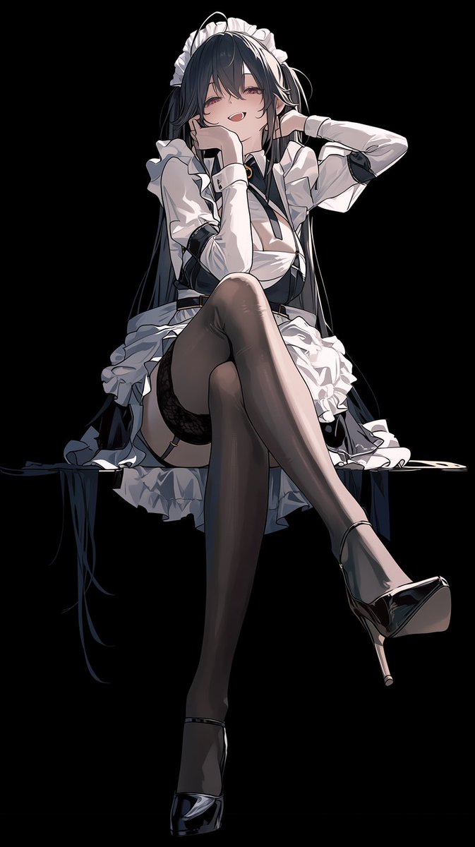 hyloqn_ai's tweet photo. かきあげ『maid』 https://t.co/4wR20JOKaX