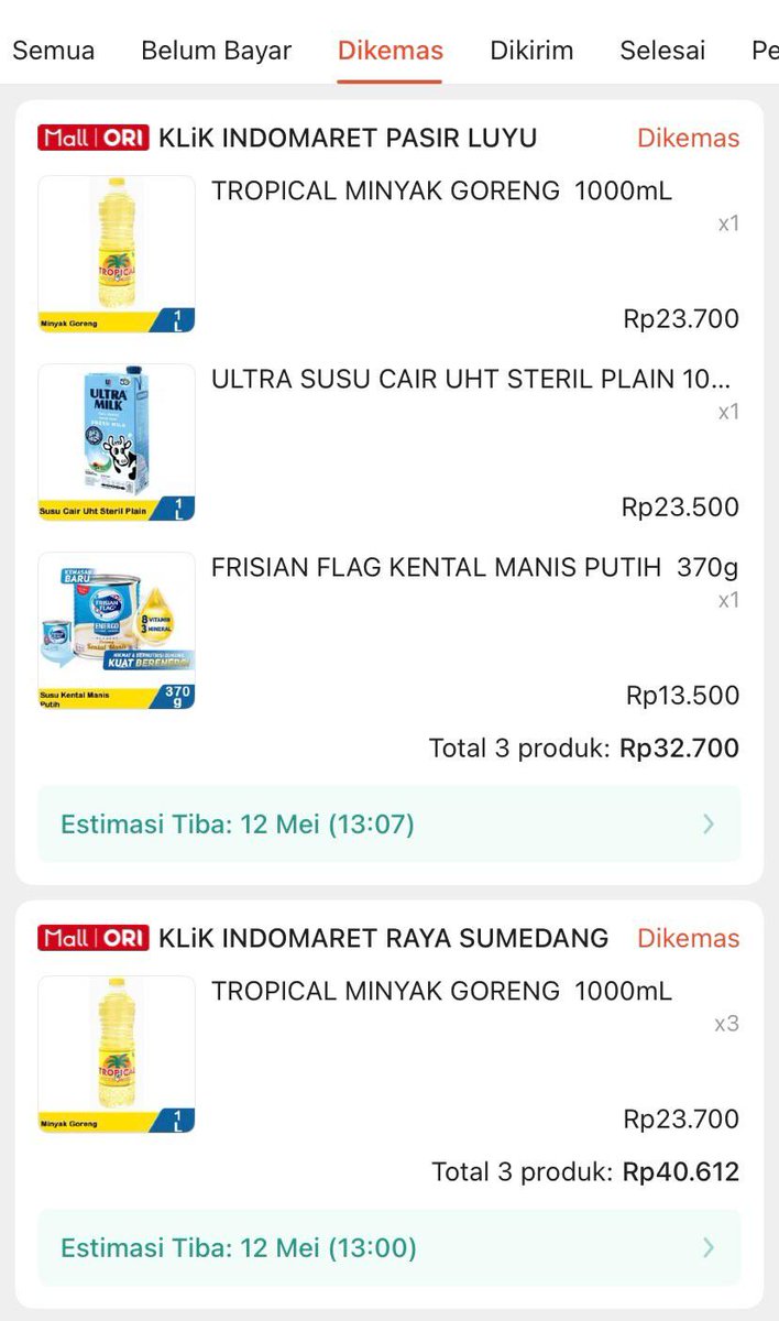 ratjunmuu's tweet photo. STOP BELANJA DI MINIMARKET KALO BELUM COBA INI 😭😭
klik indomaret di Shopee ternyata SEMURAH ITU… beras 5 pack, minyak banyak, susu sampe skm cuma habis segini??! aku sampe cek struk berkali-kali takut salah 😭🛒 https://t.co/J9zf6zhQp4