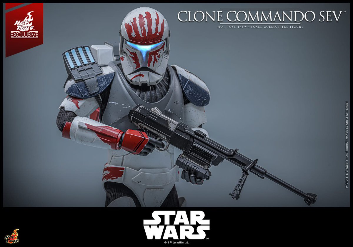 6thscale_KaWu's tweet photo. 【Star Wars: The Clone Wars™ - 1/6th scale Clone Commando Sev™ Collectible Figure [Hot Toys Exclusive]】

New announcement!

Part 1

#CloneCommandoSev #StarWars #TheCloneWars #HotToysCollectibles #HotToysExclusive https://t.co/q0RYbIqryB