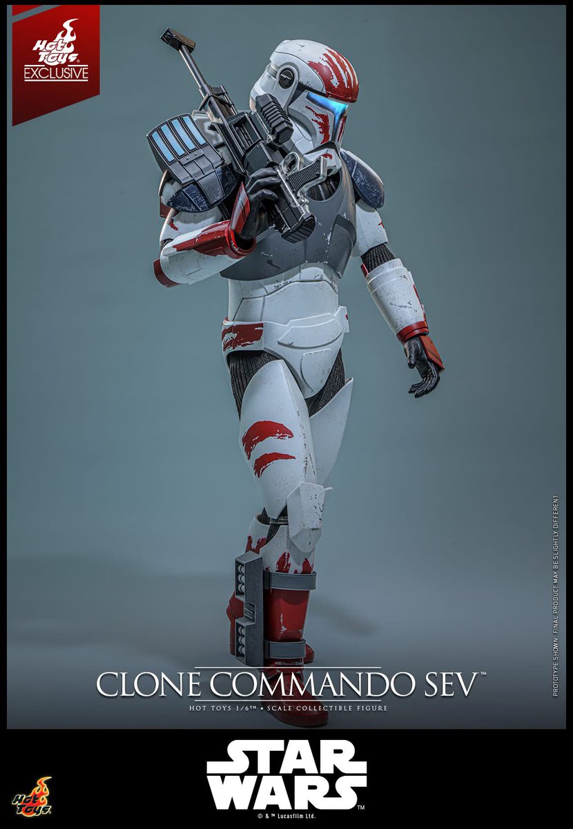 6thscale_KaWu's tweet photo. 【Star Wars: The Clone Wars™ - 1/6th scale Clone Commando Sev™ Collectible Figure [Hot Toys Exclusive]】

New announcement!

Part 2

#CloneCommandoSev #StarWars #TheCloneWars #HotToysCollectibles #HotToysExclusive https://t.co/X2dPBMykLI
