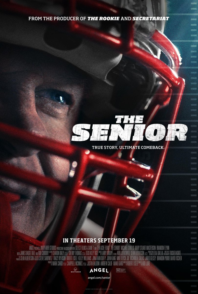 CinemaRareIN's tweet photo. At 59, Mike Flynt returns to college football nearly 40 years after one hit ended his career—chasing redemption, brotherhood, and one last game before time runs out.
#TheSenior (2025) by #RodLurie, now streaming on @PrimeVideoIN.
Available in English and Hindi. https://t.co/iPa0ZtVTXi