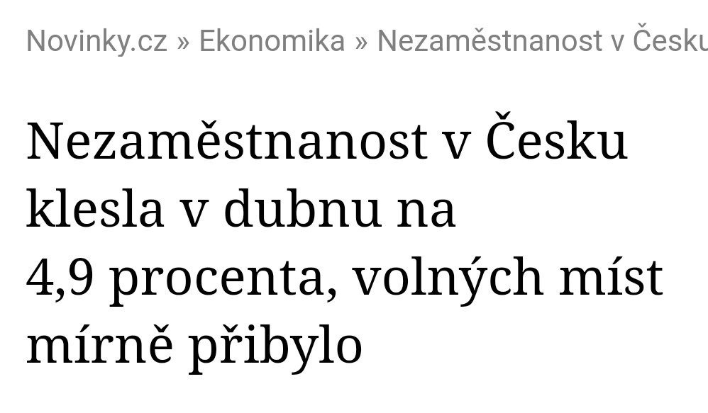 petr_barton's tweet photo. Já se moc omlouvám, je mi to upřímně líto, ale nezaměstnanost v dubnu NEklesla, jak se od včera tvrdí
• MPSV neměří nezaměstnanost. Najděte si jiný termín
• Neočišťuje o sezónnost
• S dubnovým oteplením se *vždy* z ÚP odhlásí víc lidí. Letos ale jen 1/2 běžného počtu!
#Rosteme https://t.co/ky1GTiJoS0