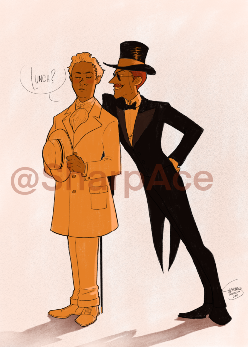 SharpAceArt's tweet photo. I'm having a SALE!! With the release of #GoodOmens3, these prints are now 30% off with code "GO30" until 5/23!

https://t.co/7zDFo4fJkC https://t.co/36KnNysdEI