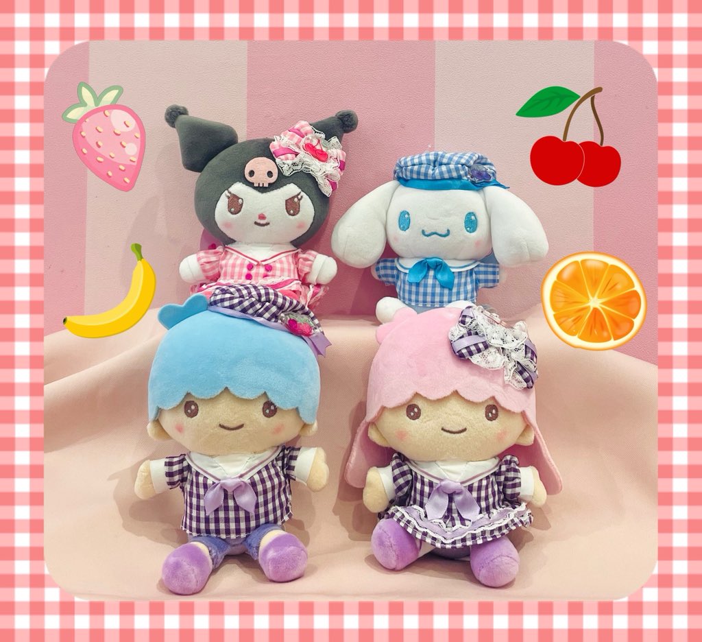 🍓商品紹介🍓 #サンリオキャラクターズ より 『ギンガムフルーツ
