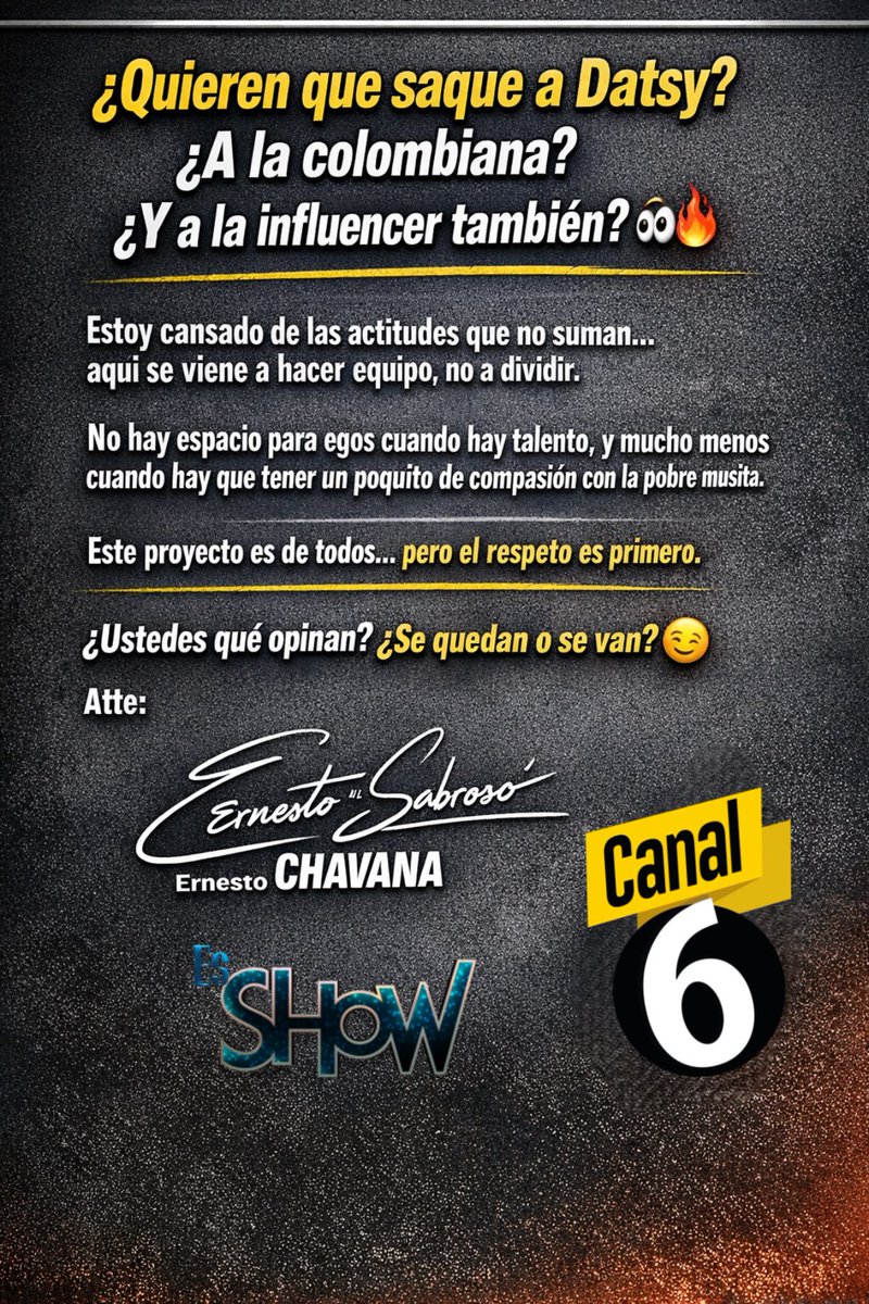 Ernesto Chavana tweet media