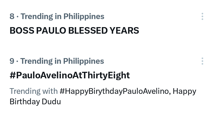 ChaNcy24's tweet photo. Multiple tags!!

BOSS PAULO BLESSED YEARS

#PauloAvelinoAtThirtyEight https://t.co/CVhmlmxpdS