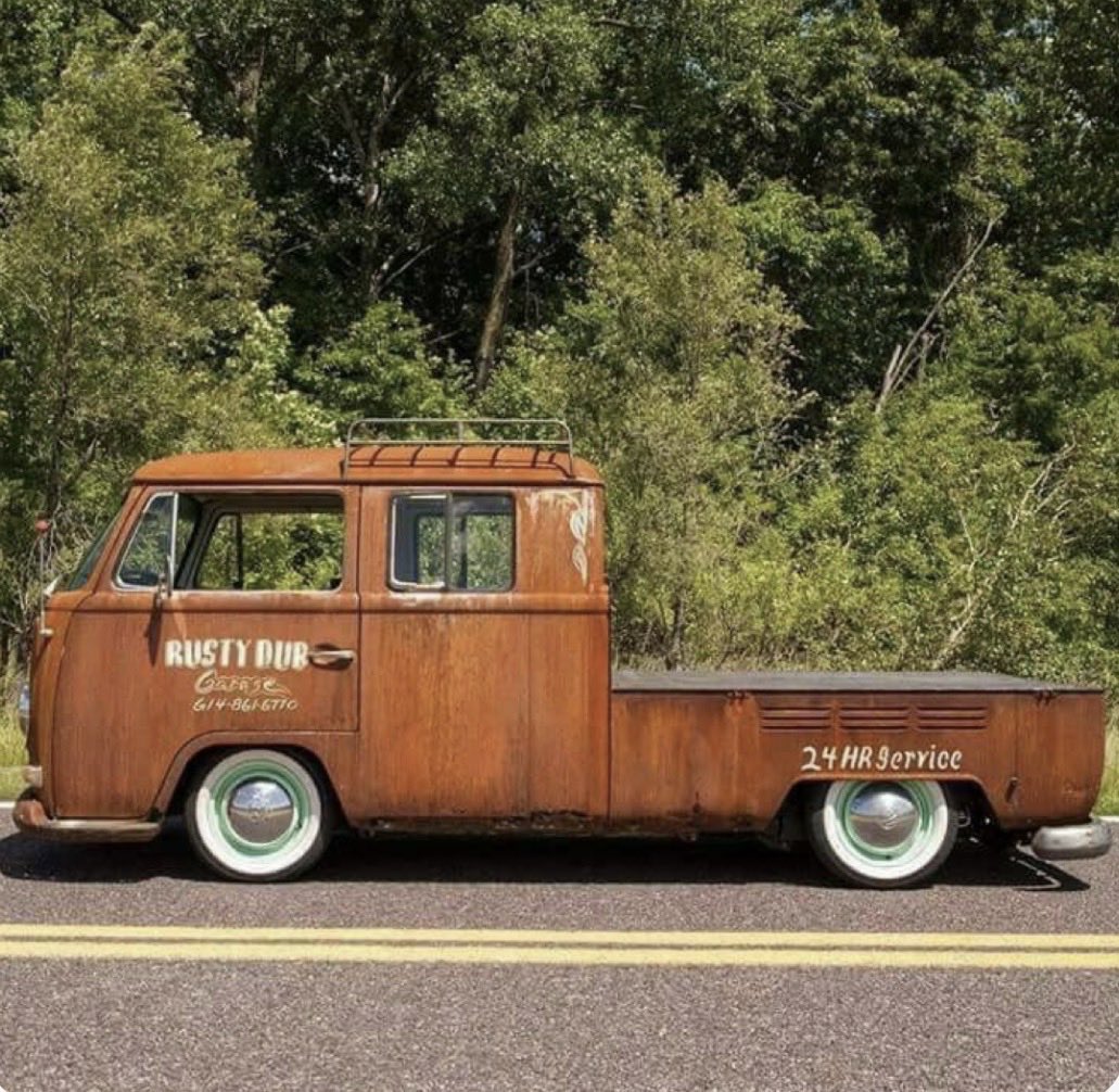 Volkswagen4ever's tweet photo. #vw #volkswagen #doublecab #patina #bus https://t.co/Q0LuSsmuZg