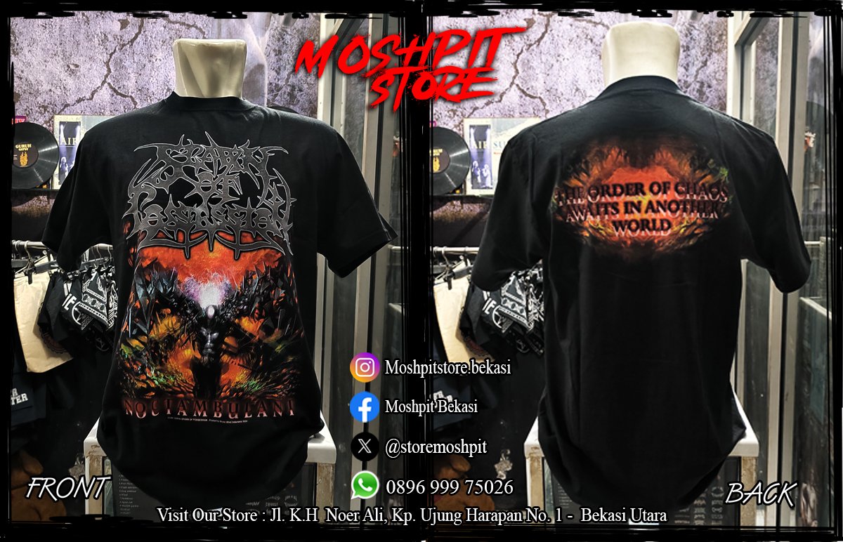 StoreMoshpit's tweet photo. Official License Tshirt
Spawn of Possession "Noctambulant"
Size : L
Price : Rp.275.000,-
Order : Whatsapp or visit our store. https://t.co/GTd0f2D4bA
