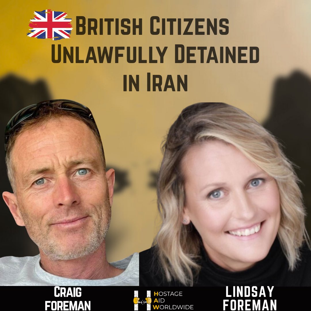 OmNico72's tweet photo. #Iran We urge @drpezeshkian to release Lindsay and Craig FOREMAN immediately and unconditionally. #FreeLindsay
#FreeCraig
We are their voice.
#HumanRights
#FreeLindsayandCraig
#FreeLindsayAndCraigForeman
#HumanRights
#Iran
@Keir_Starmer
@YvetteCooperMP
@HugoShelter https://t.co/WaHk7mDU0K