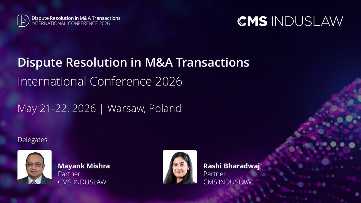 CMS INDUSLAW tweet media