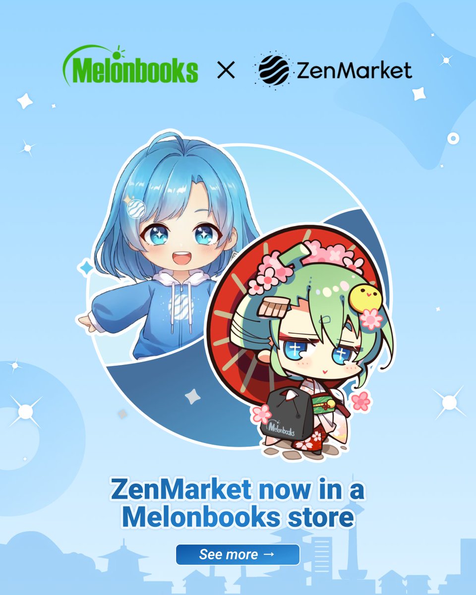 Spotted at Melonbooks 👀 ZenMarket is now featured inside