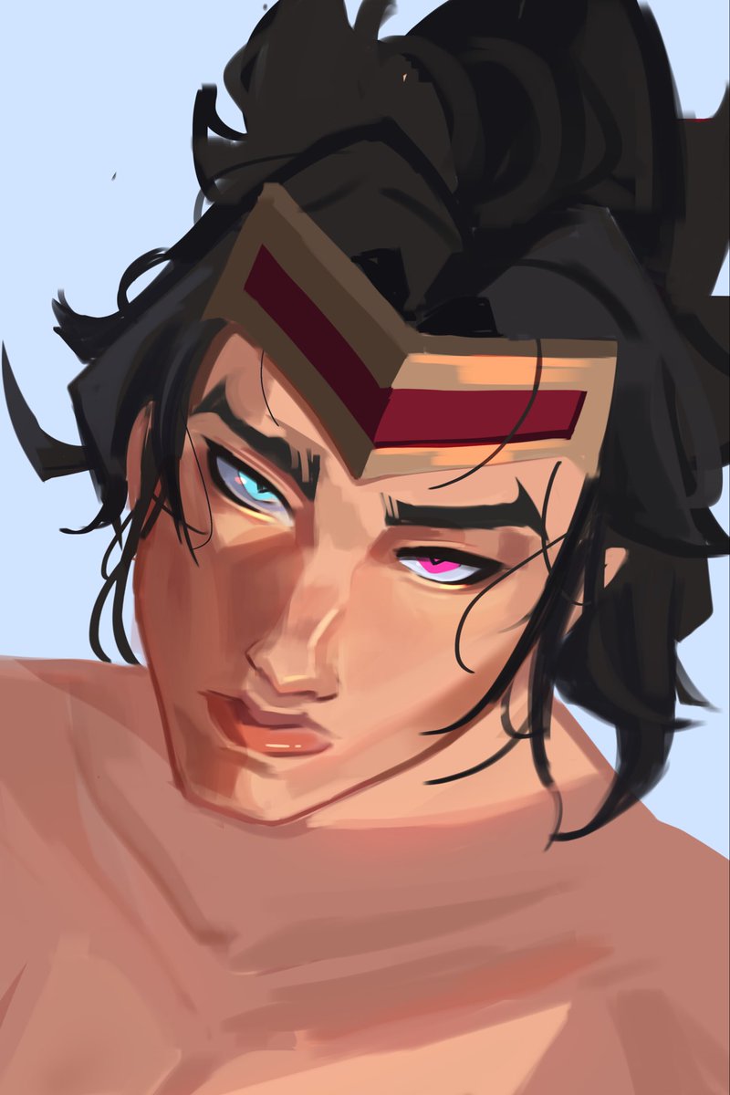lighting study...no i just wanted to draw him again #kayn