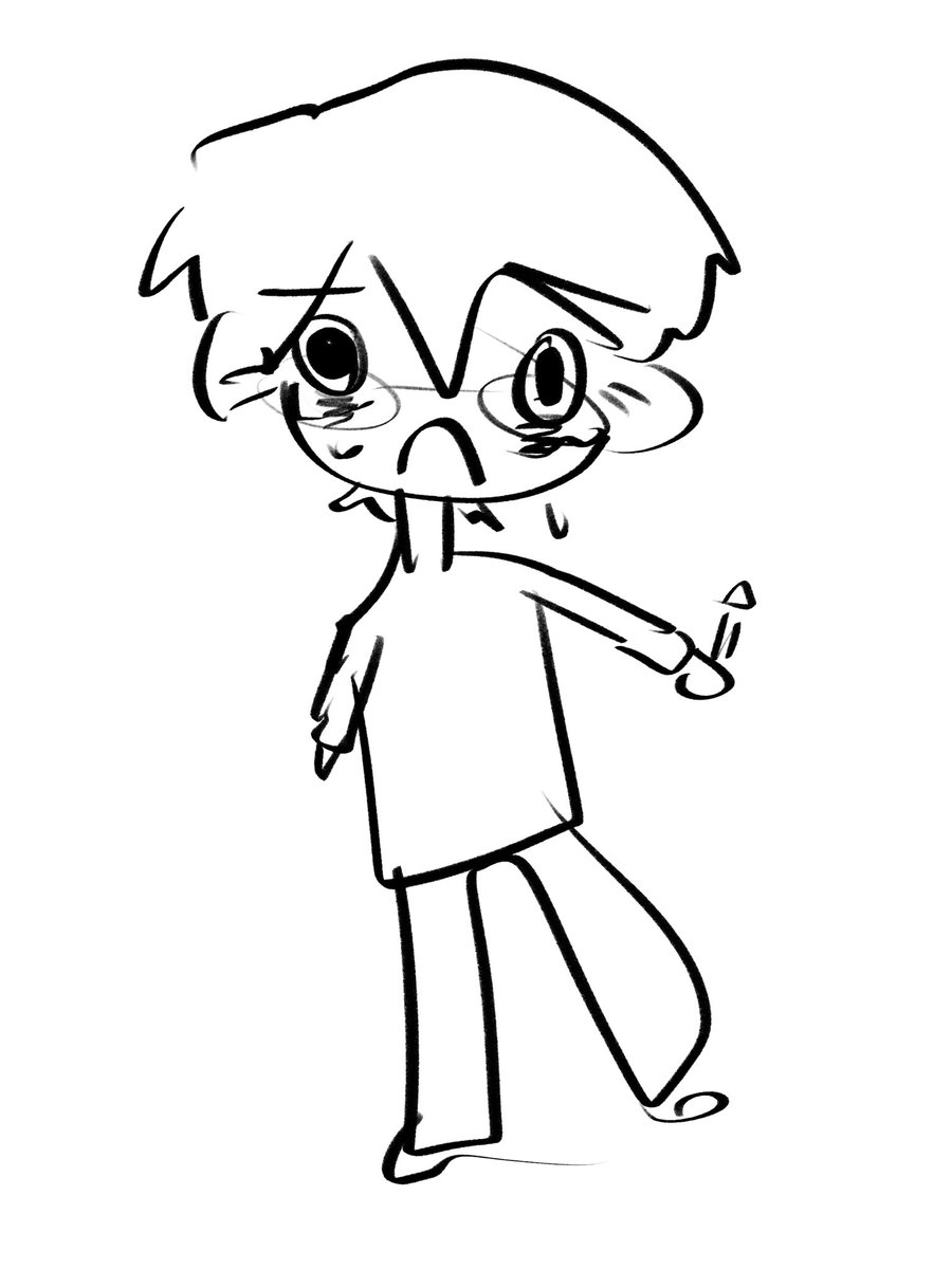 Radish_ratish's tweet photo. Icabntdraaw

First artblock experience in a year
There is nothinginmybrainfolds and no connection between my hand and my head rn
I flipped the canvas 3 times nad it stilllokks like shigt 
I will throw myself onto thr wall and then go to sleep
Goof jight https://t.co/FvNmpioyzN