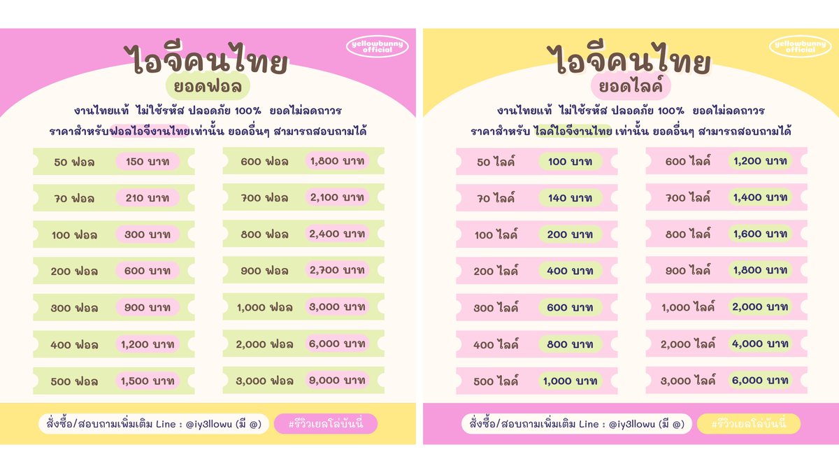 yellowbunny | สั่งซื้อผ่าน LINE 🌃 tweet media