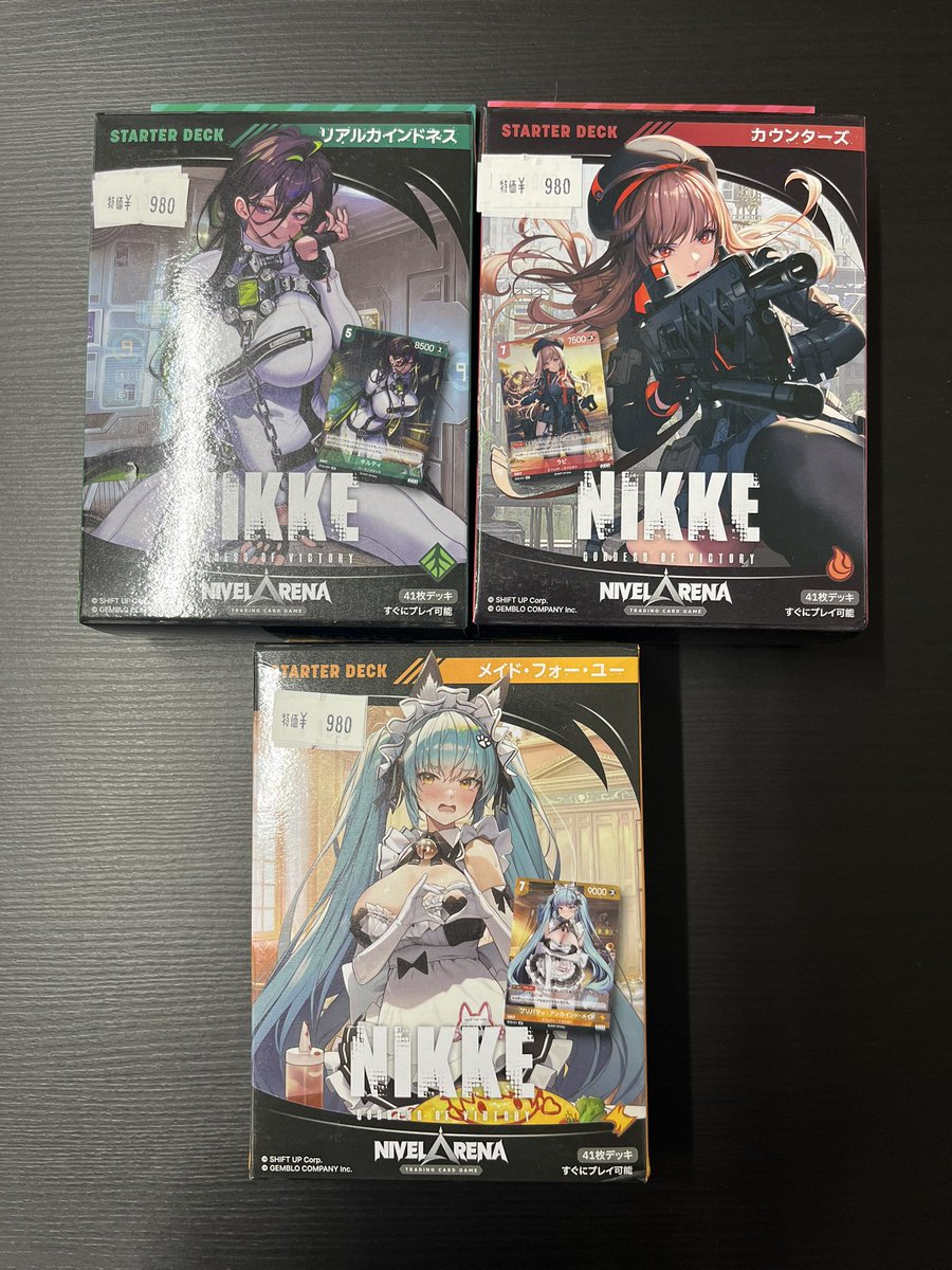 NIVELARENA #NIKKE スタートデッキ発売中✨ 「カウンターズ」 「リアル