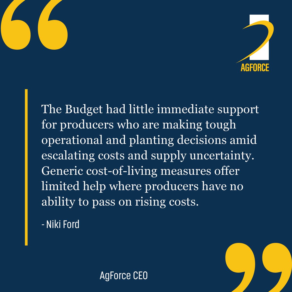 AgForce Queensland tweet media