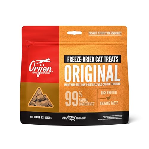 BBlueAether's tweet photo. I just received ORIJEN Freeze Dried Cat Treats Grain Free High Protein Raw Animal Ingredients Original 1.25oz Bag from kznrdy via Throne. Thank you! https://t.co/9rR9p60Pvx #Wishlist #Throne https://t.co/CZKTbOE9Cj