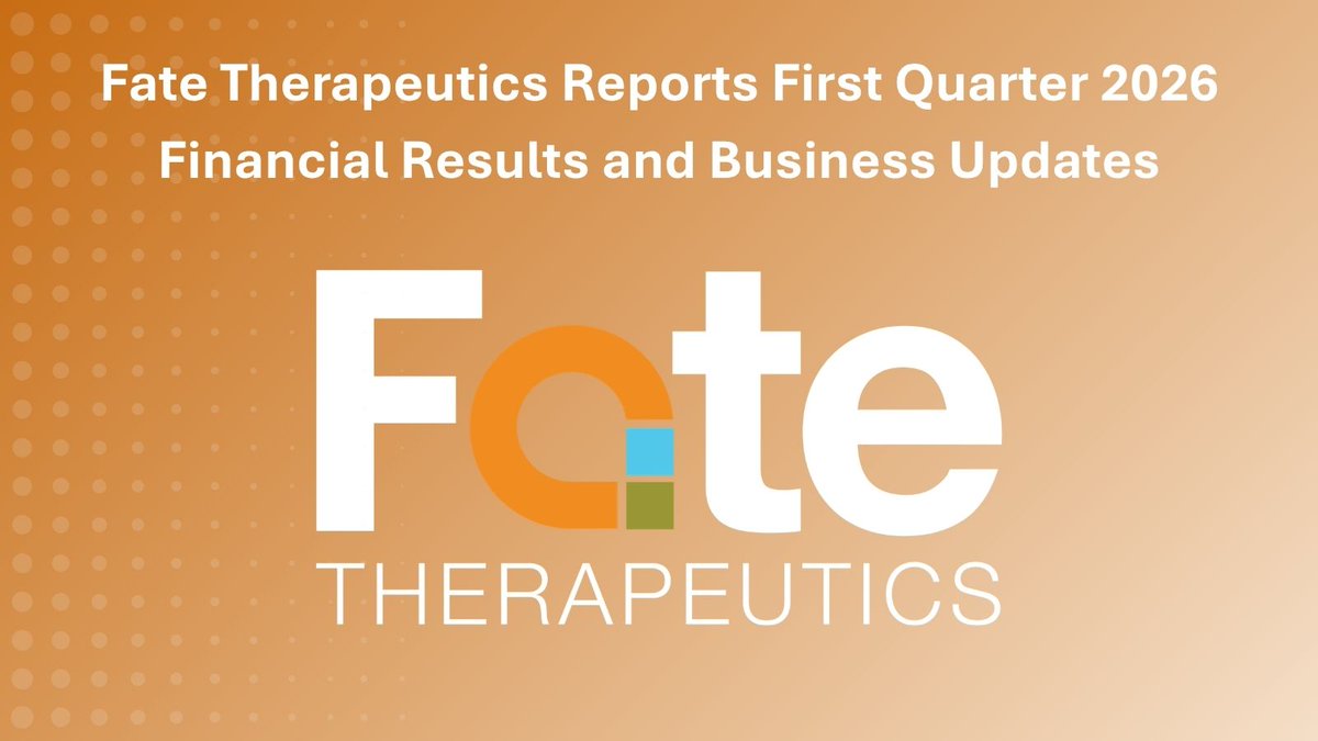 Fate Therapeutics tweet media
