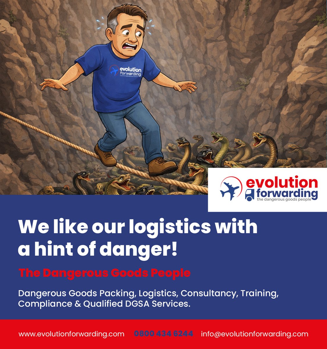 Evolution Forwarding - The Dangerous Goods People tweet media