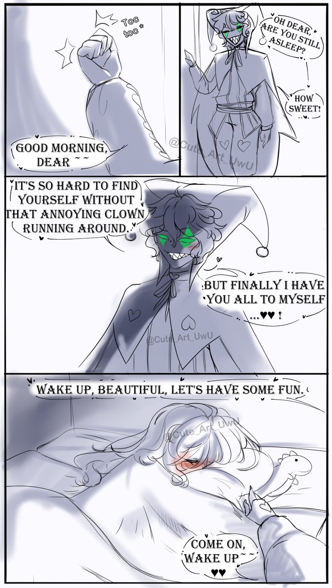 Cute_Art_UwU's tweet photo. Enjoy! ⭐️💚
Don't forget the extra 🫰 
#tfcfcl #thefreakcircus #pierrot #harlequin https://t.co/H74tZuddAR