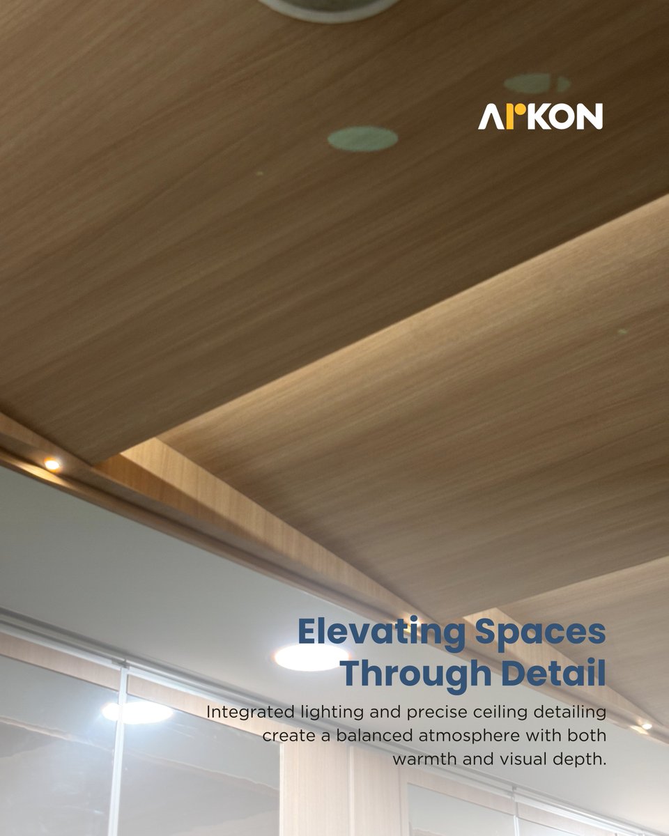 arkon_id's tweet photo. Thoughtful ceiling details create stronger atmosphere and spatial character.
#Arkon #CeilingDesign #InteriorDetail #BuiltWithPrecision #InteriorExecution #SpatialAtmosphere #DetailMatters https://t.co/hNuO8ccqIb