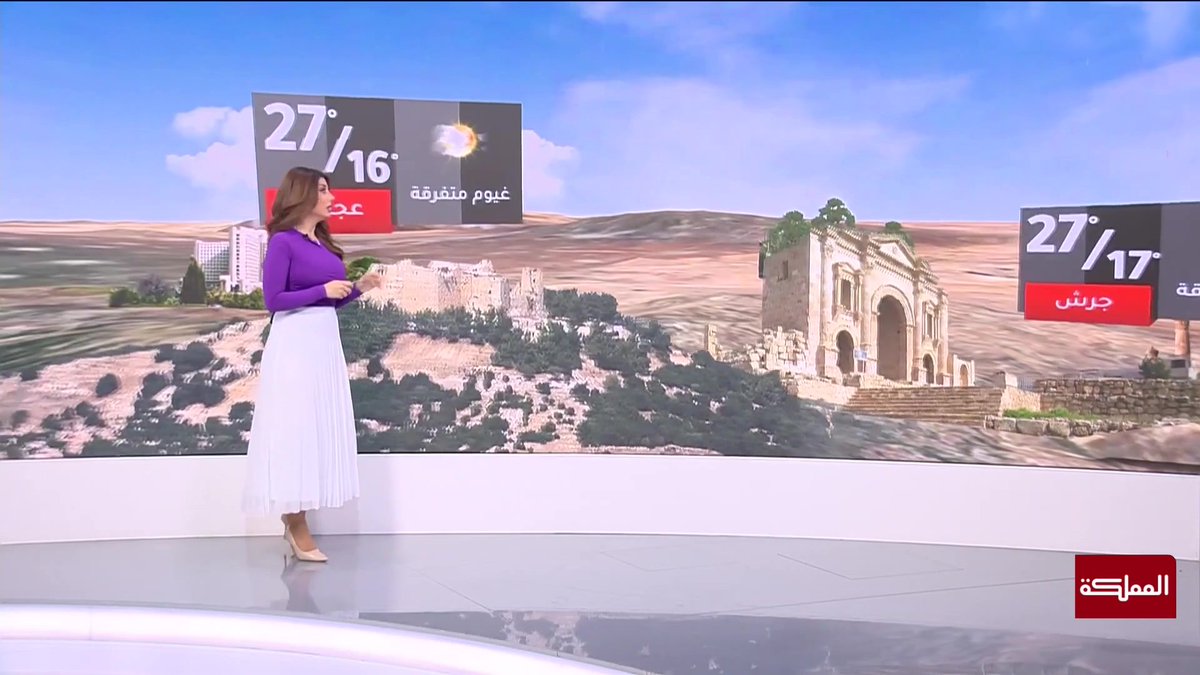 حالة الطقس | طقس معتدل إلى حار بأغلب مناطق المملكة وموجات غبارية نهاية الأسبوع #الأردن 