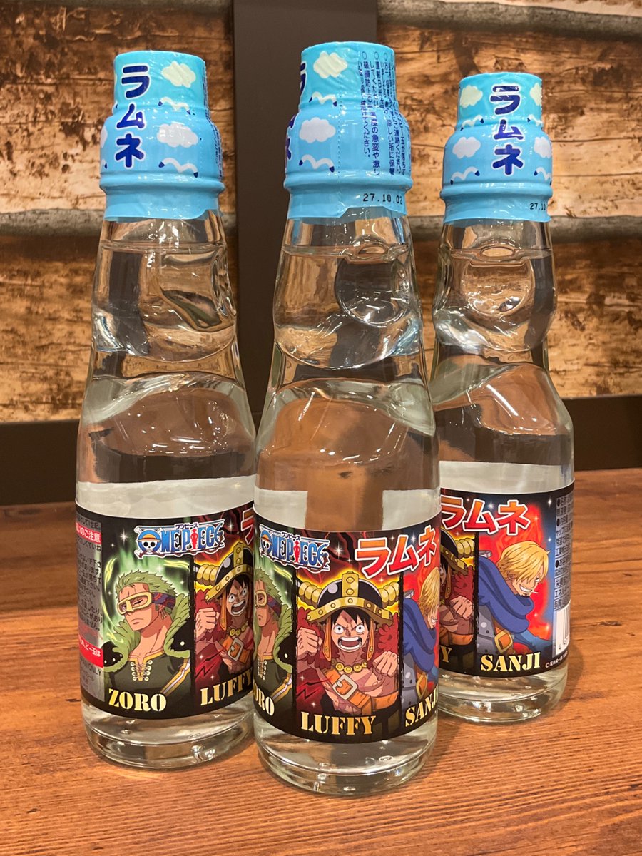 再入荷】 食品 ワンピース ラムネ 200ml 1本：216円(税込