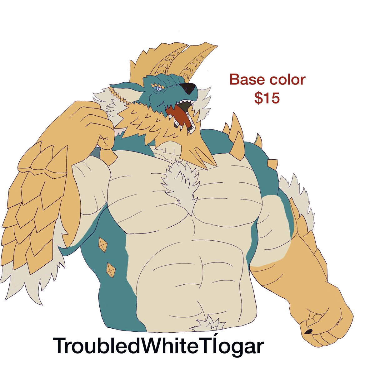 tiogar_white's tweet photo. Going to give this a try. #artcommissions #artforsale #artist #furryart #digitalart https://t.co/H044MfEvkC