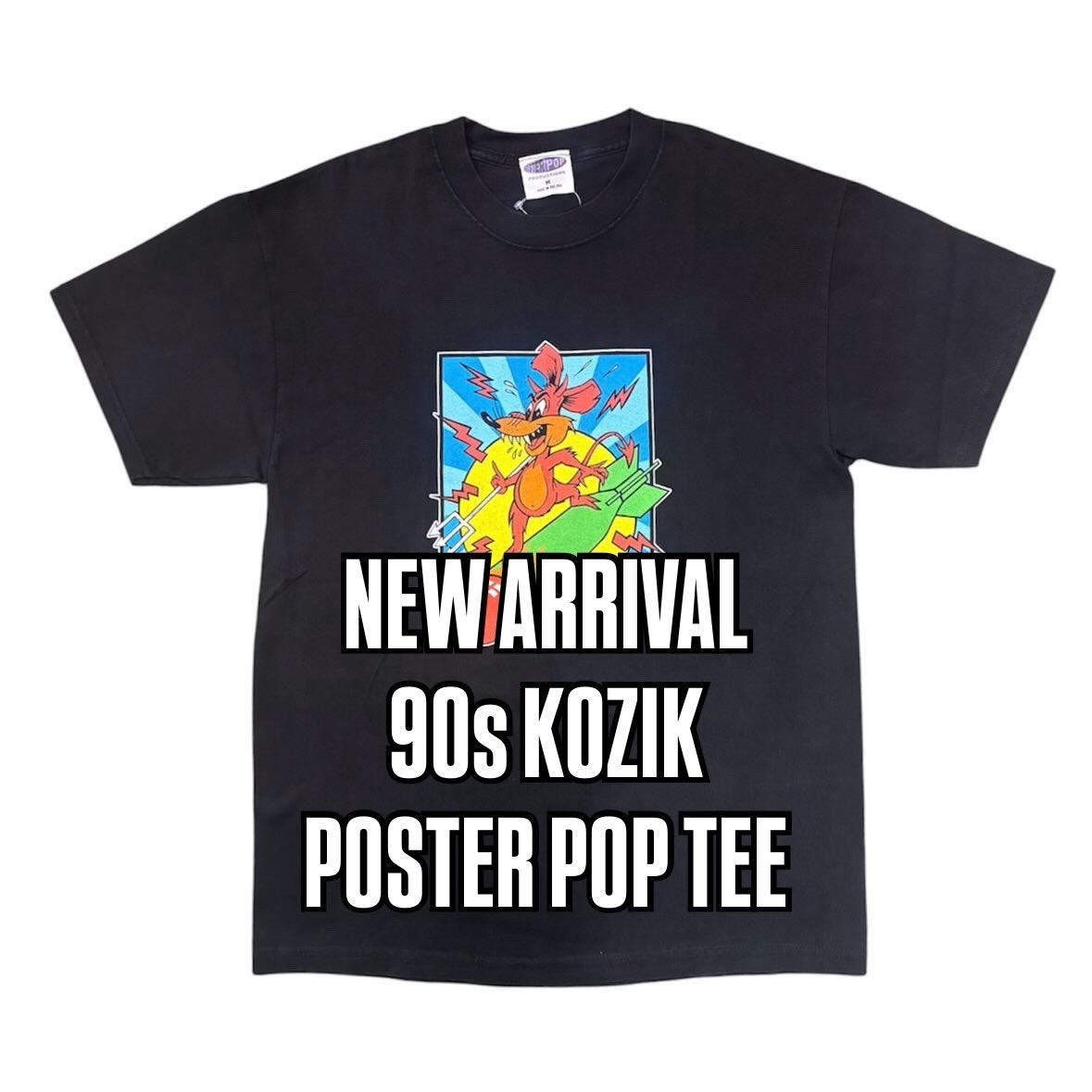 ⭐︎new arrival⭐︎ ＊90s KOZIK poster pop Tee ⚡︎made in U.S.A