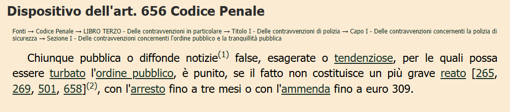 AltoTagliato's tweet photo. @boni_castellane Caro Boni, le  sanzioni per chi diffonde notizie false esagerate o tendenziose sono irrisorie, di conseguenza non vengono perseguite.
Sarebbe utile un aggravante per le agenzie di stampa che per loro natura dovrebbero essere neutre e accurate. https://t.co/CdEiwAfG8N