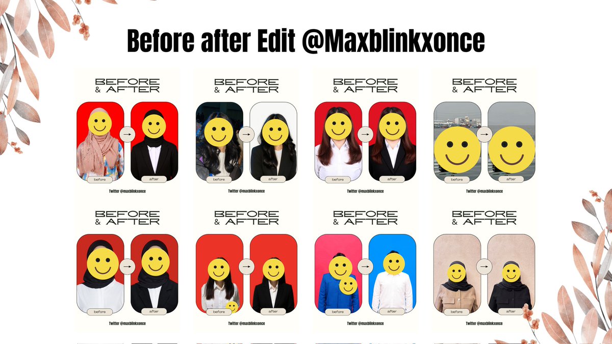 MaxBlinkxOnce's tweet photo. BUKA JASA EDIT 🚀
Melayani:
​Edit PDF, Scan, SS, Sertif, Teks
​Pasfoto, Almet, Ganti BG/Warna
​Bikin HD, Tirus, Simetris, Resize
​Hapus Objek &amp; Desain Logo
App: Photoshop, Corel, Ilustrator. WA di Bio 📩 #zonauang https://t.co/owXBvSO8Yf