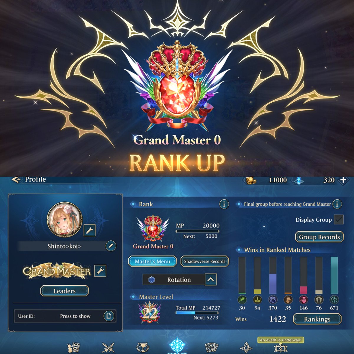 ShintoSenpai's tweet photo. Came back 3 days ago. Still got it... Kinda.. 

Deck in comment
Pre Nerf
0-6k Milteo Abyss
6k-15k Evo Abyss
Post Nerf
15k-GM
Evo Forest https://t.co/XWtftumwqe