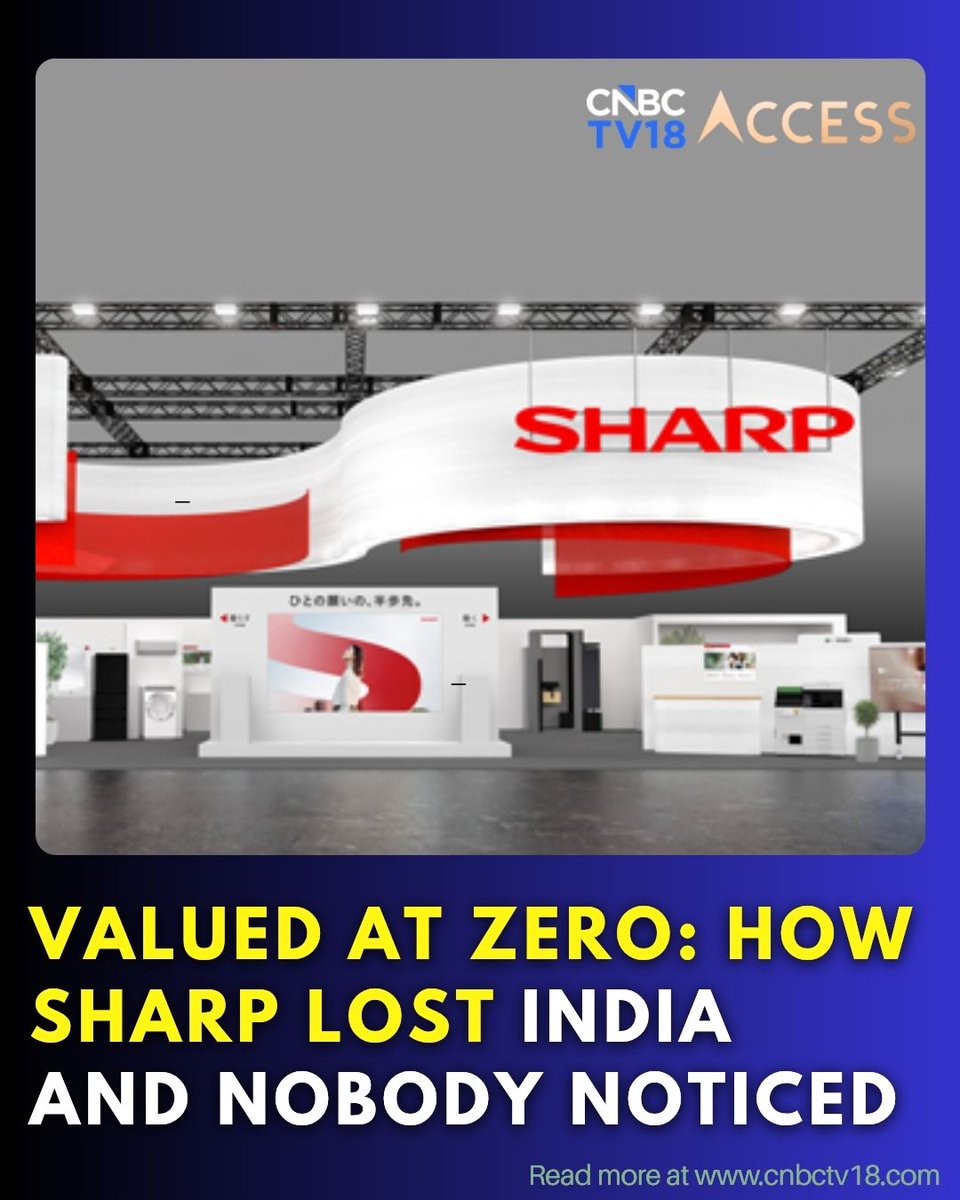 #CNBCTV18Access | Sharp Corporation exits India after selling its 75% ...