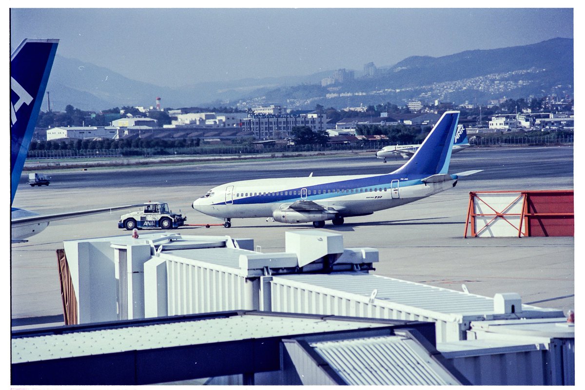 まるでドナドナ… もとANKの737-200(JA8413)、インドネシア売却前の