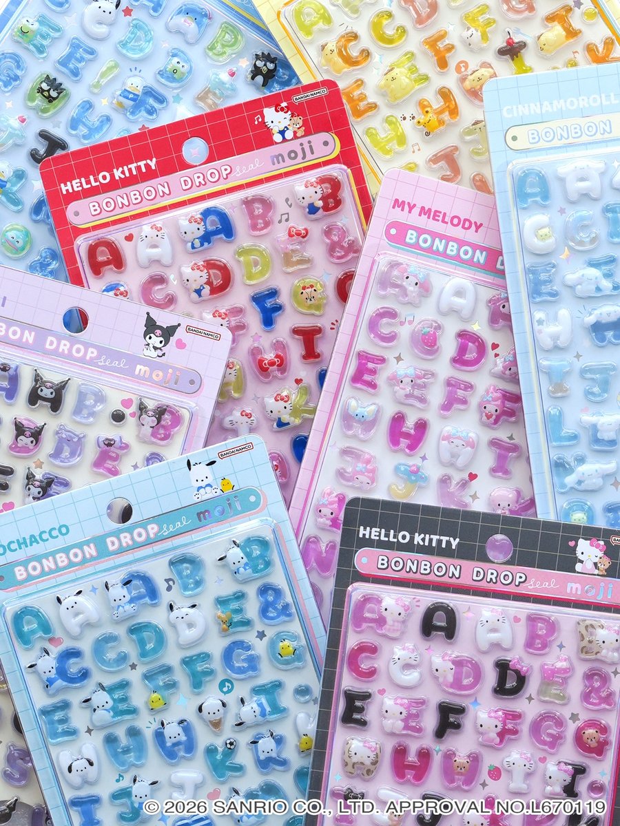 ボンボンドロップシール」がロフトネットストアで抽選販売！サンリオ 