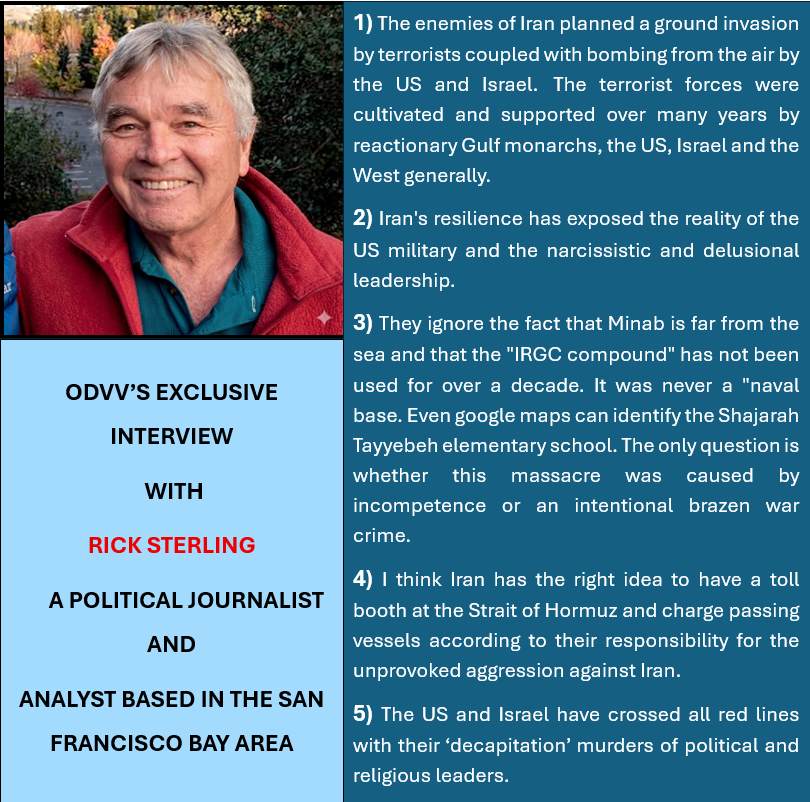 ngoodvv's tweet photo. ODVV’S EXCLUSIVE INTERVIEW WITH @ricksterling99 
A POLITICAL JOURNALIST AND ANALYST BASED IN THE SAN FRANCISCO BAY AREA
https://t.co/kOjOkefszl https://t.co/fLAxn0cRmB