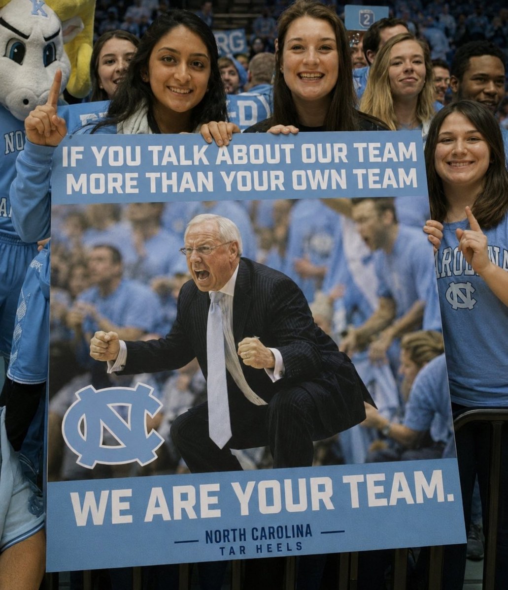 UNC We Are Your Team tweet media
