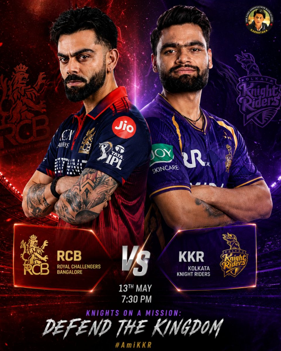 Srk_bangalore's tweet photo. Purple power shining brightest tonight 💜✨

KKR march on with another big win 🔥
@KKRiders

#AmiKKR #KKR https://t.co/TYCYNlBu3U