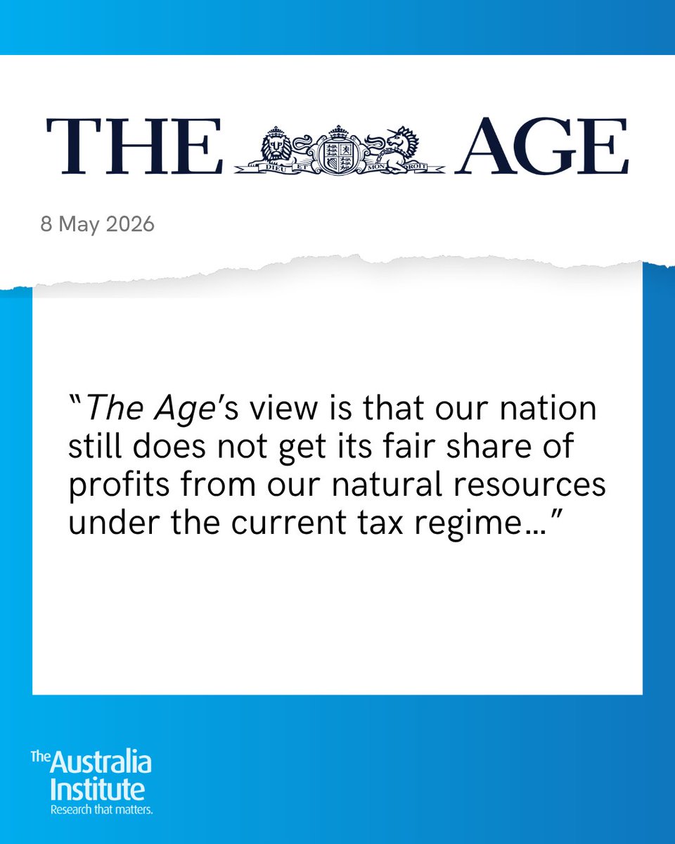 Australia Institute tweet media