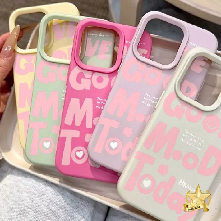 ladyb2504's tweet photo. Casing HP Kompatibel Untuk IPhone 13 11 15 16 14 12 Pro Max 16E 14 16 15 Plus Case HP Motif Good Today Warna Macaron Softcase Aesthetic Viral TikTok Solid Kulit Silikon Cair Terasa Lembut Casing Ponsel Anti Jatuh 

 Rp14.999. 

 https://t.co/woWZN7v6Sb https://t.co/Al82kYJ9aV