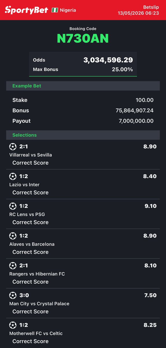 Oluwaphemmy30's tweet photo. Correct score spreadsheet from @Boomluck1zz 

Code: N730AN https://t.co/5MMK8VYbHm