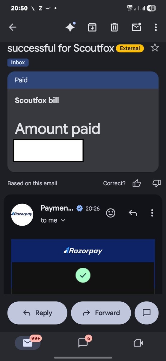 arv_puthucode's tweet photo. Validation is the best fuel. Seeing the first payment hit for ScoutFox using the pattern-spotting engine!

We're building significance detection that people actually find worth paying for.

1 down, the rest of the world to go.

https://t.co/UIzN5qGRSV 🦊
Get in early with us ;) https://t.co/yZodvLqoFA