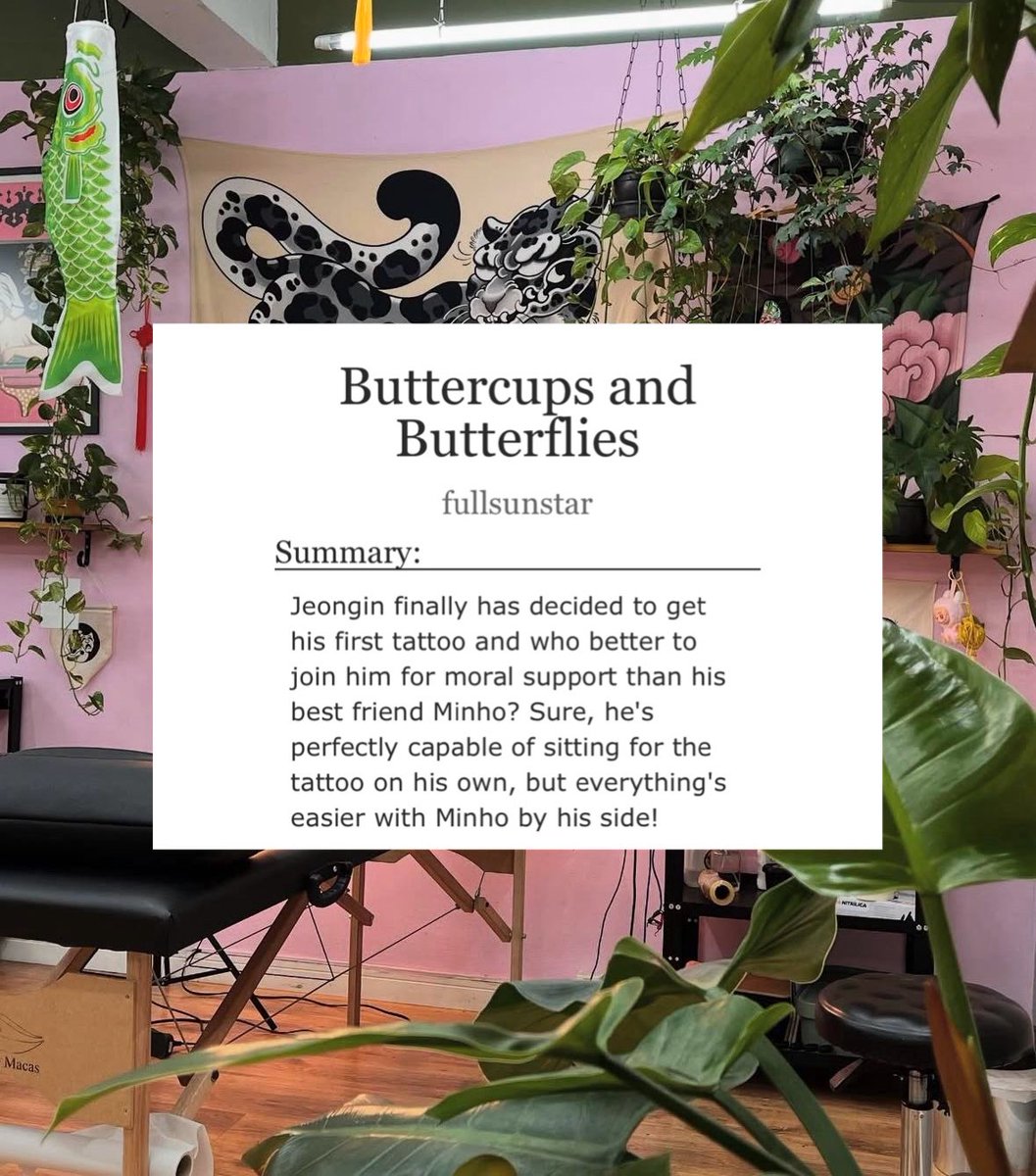 fullsunst4r's tweet photo. buttercups and butterflies

💐 arirang
💐 2.5k
💐 written for @TH1RDEYES for @ficflashdrive 
💐 fluff, slice of life
💐 [ao3 link in reply] https://t.co/TzjeYigKwd