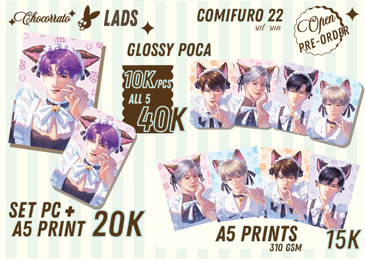 Chocorrato's tweet photo. 💕&amp;🔄Appreciated!
Chocorrato #comifuro22 OTS Pre-orders still open!  

📍Circle "Godaan Setan" 
Pickup both days |  Shopee 

🏒Heated Rivalry #heatedrivalry
🪐Love and Deepspace #loveanddeepspace

Orders over 50k freebies!!
Link: https://t.co/w9Dqlx42yw 📎Close 15 may https://t.co/2GkxdUQLTN