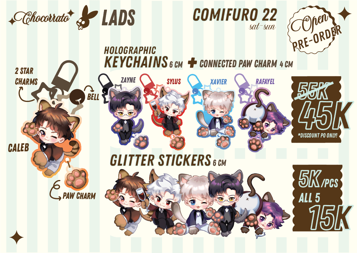 Chocorrato's tweet photo. 💕&amp;🔄Appreciated!
Chocorrato #comifuro22 OTS Pre-orders still open!  

📍Circle "Godaan Setan" 
Pickup both days |  Shopee 

🏒Heated Rivalry #heatedrivalry
🪐Love and Deepspace #loveanddeepspace

Orders over 50k freebies!!
Link: https://t.co/w9Dqlx42yw 📎Close 15 may https://t.co/2GkxdUQLTN