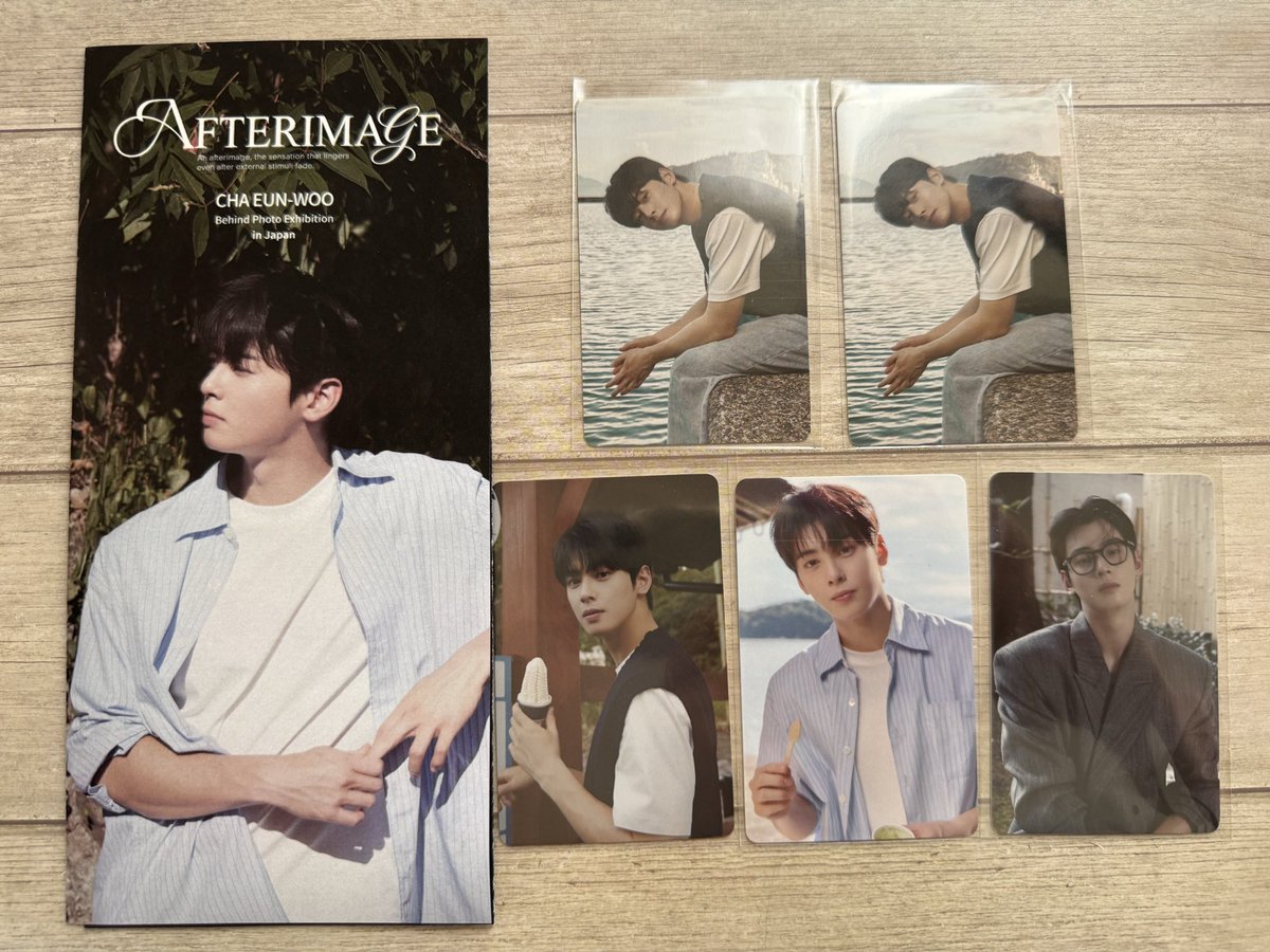 2026/5/12 チャウヌの写真展特典トレカ、なんとか5枚ゲット🥹💕 でも