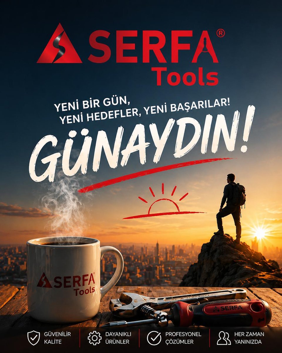 Serfa_Tools's tweet photo. #Serfatools,#Red_One, #Günaydın https://t.co/1rNzhch16N