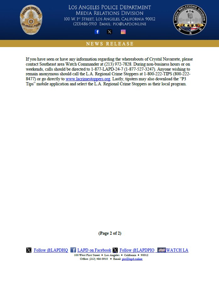 LAPD PIO tweet media