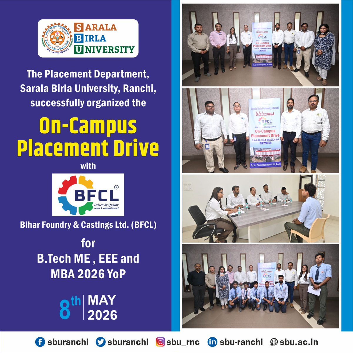 Sarala Birla University tweet media